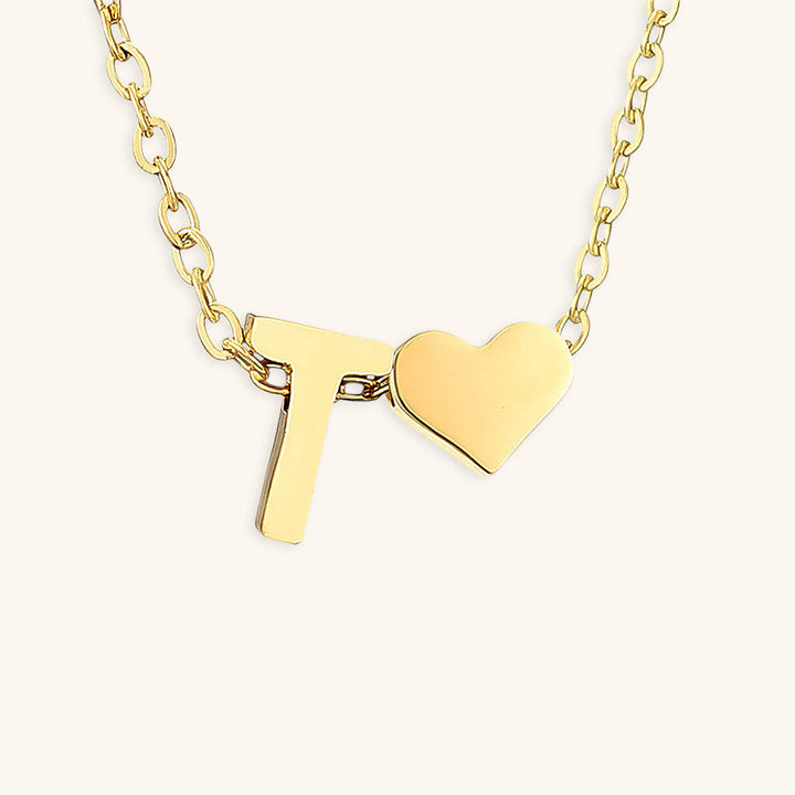 Ria™ | Heart and Initial Necklace