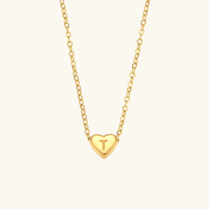 Hart™ | Heart Pendant Necklace with Initial