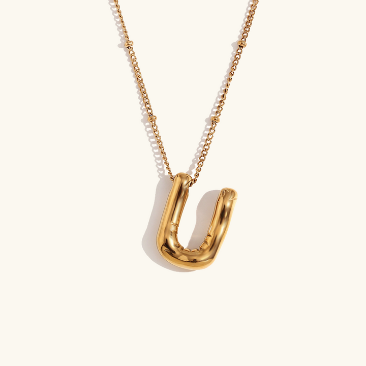 Clarisa™ | Necklace with Gold Initial