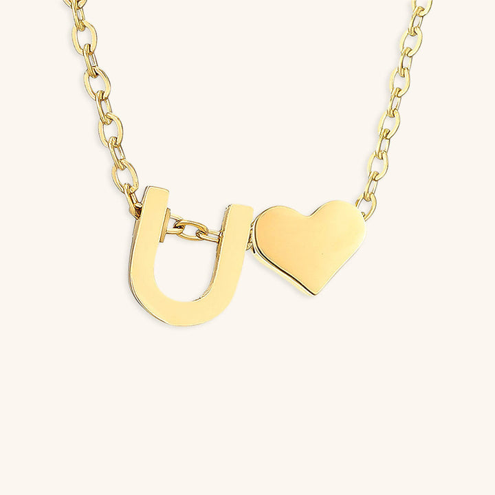 Ria™ | Heart and Initial Necklace