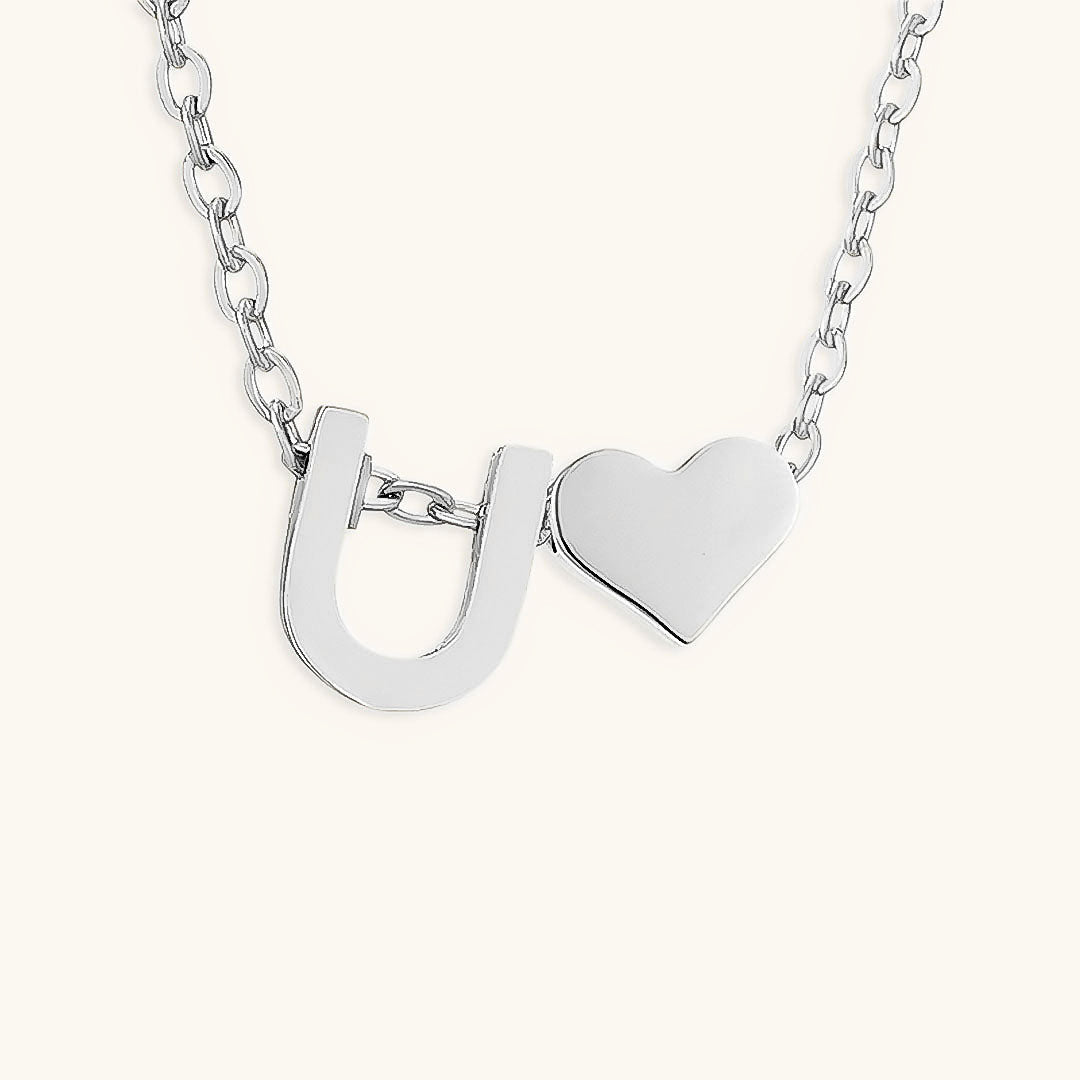 Ria™ | Heart and Initial Necklace
