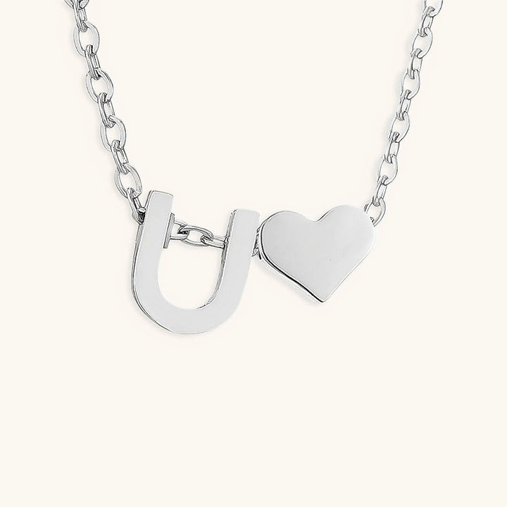 Ria™ | Heart and Initial Necklace