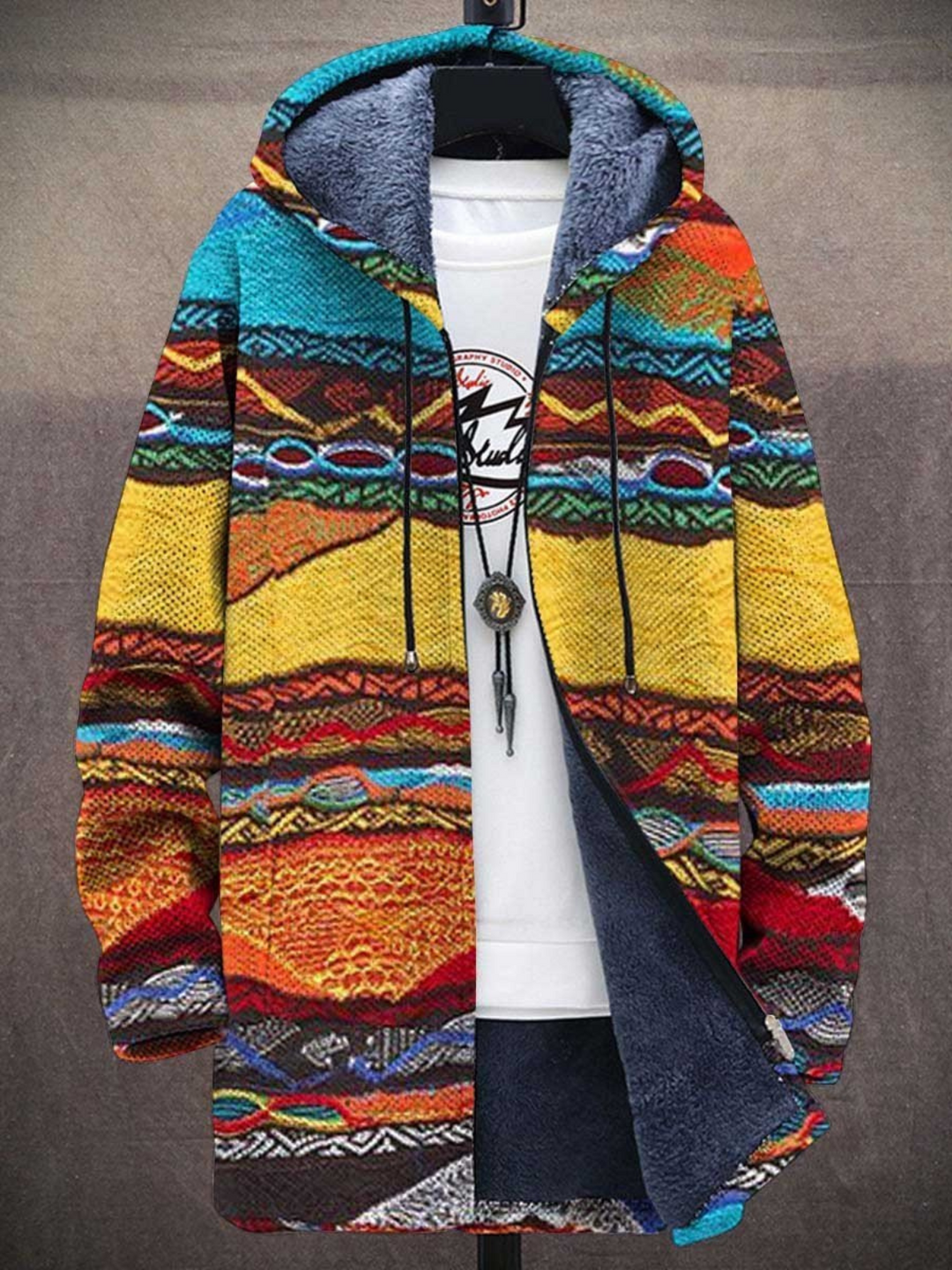 Leiara - Artfully Printed Jacket