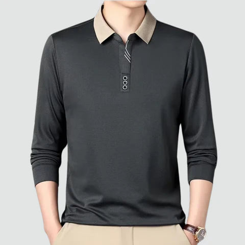Austin - Long Sleeve Business Casual Polo