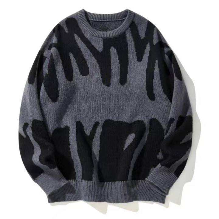 Knitmania | Casual Contrast Sweater for Men