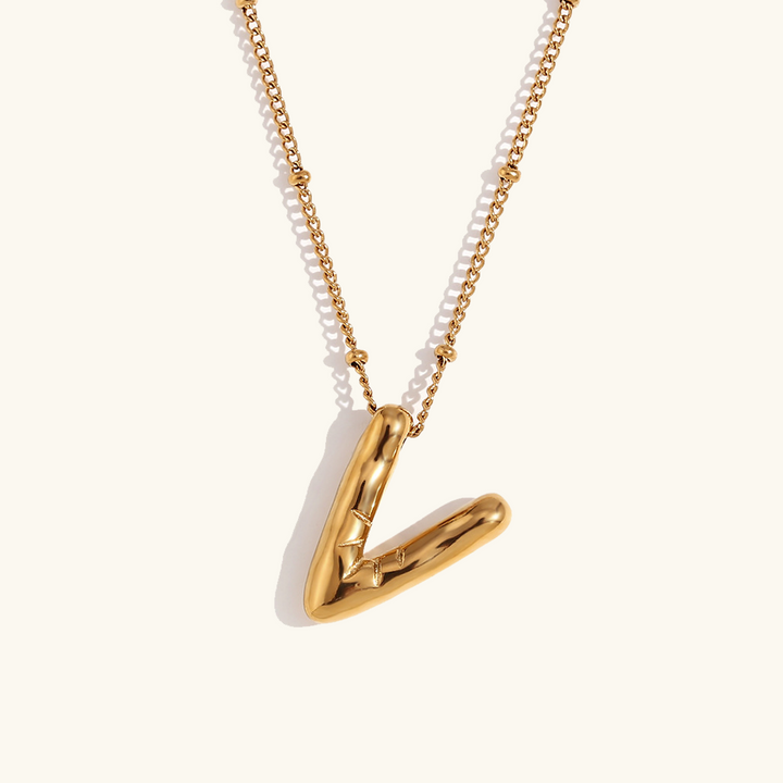 Clarisa™ | Necklace with Gold Initial