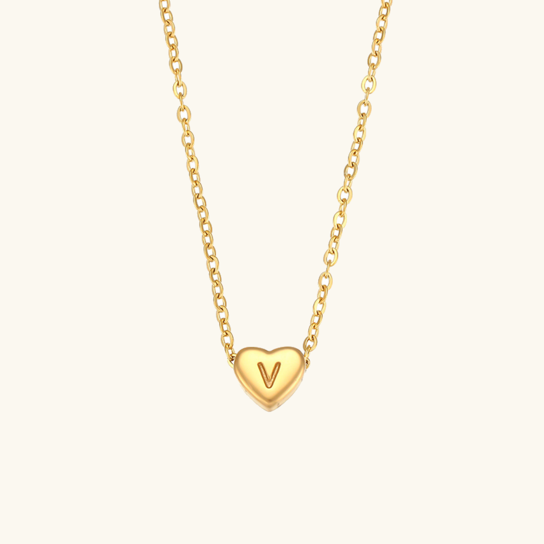 Hart™ | Heart Pendant Necklace with Initial