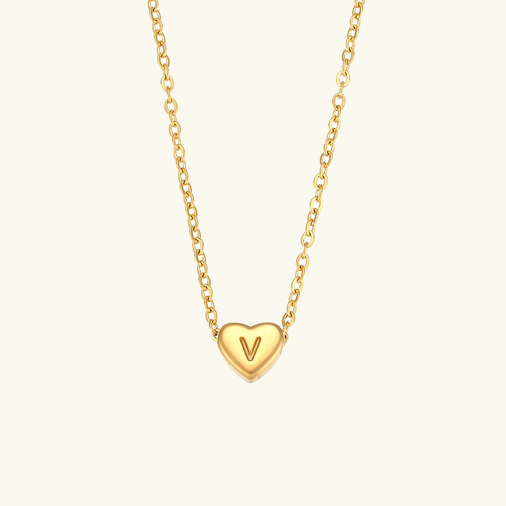 Hart™ | Heart Pendant Necklace with Initial