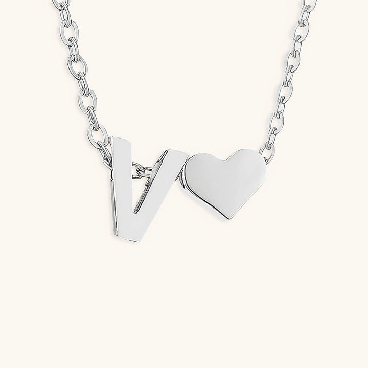 Ria™ | Heart and Initial Necklace