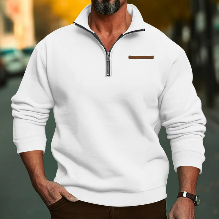 Parker - Velvet Half-Zip Pullover