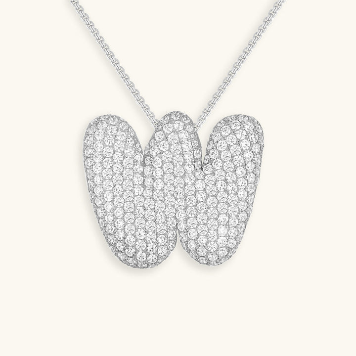 Bubble™ | Necklace with Diamonds and Initials