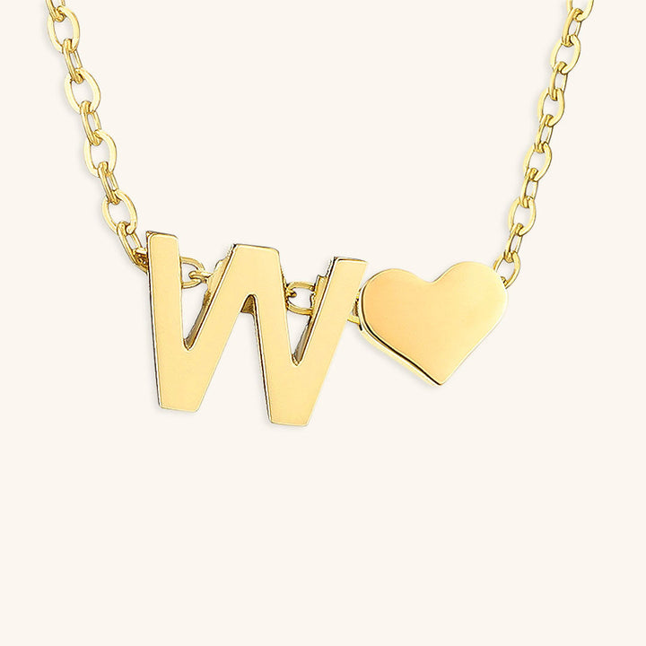 Ria™ | Heart and Initial Necklace