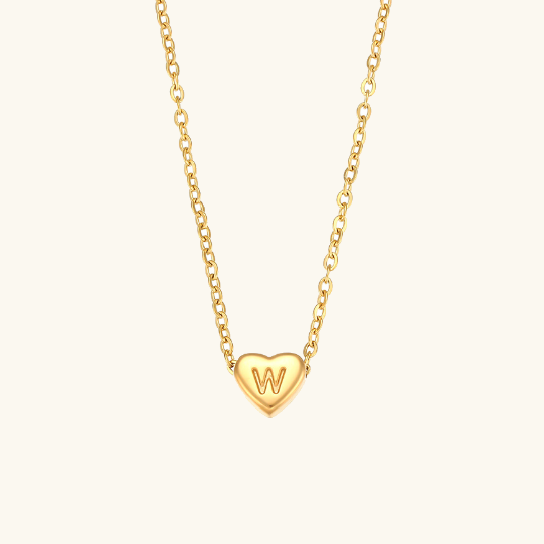 Hart™ | Heart Pendant Necklace with Initial