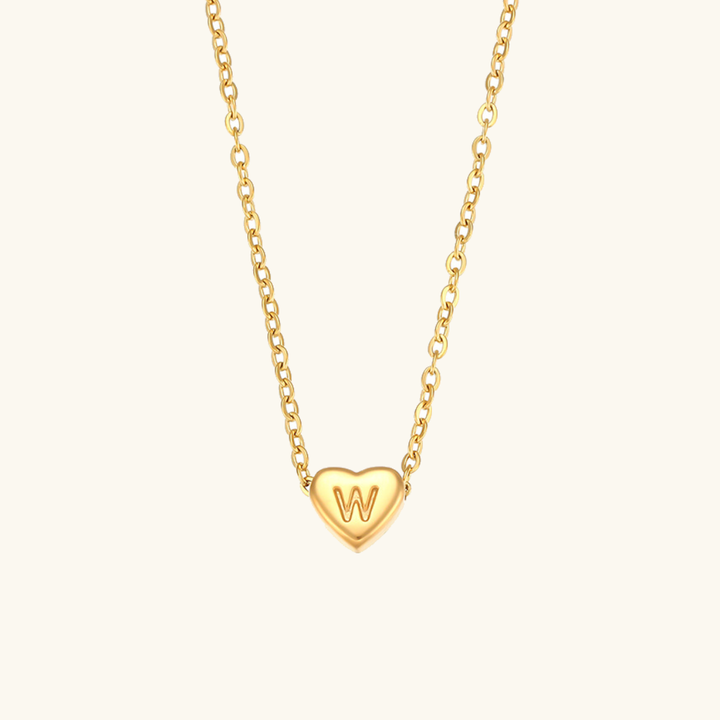 Hart™ | Heart Pendant Necklace with Initial