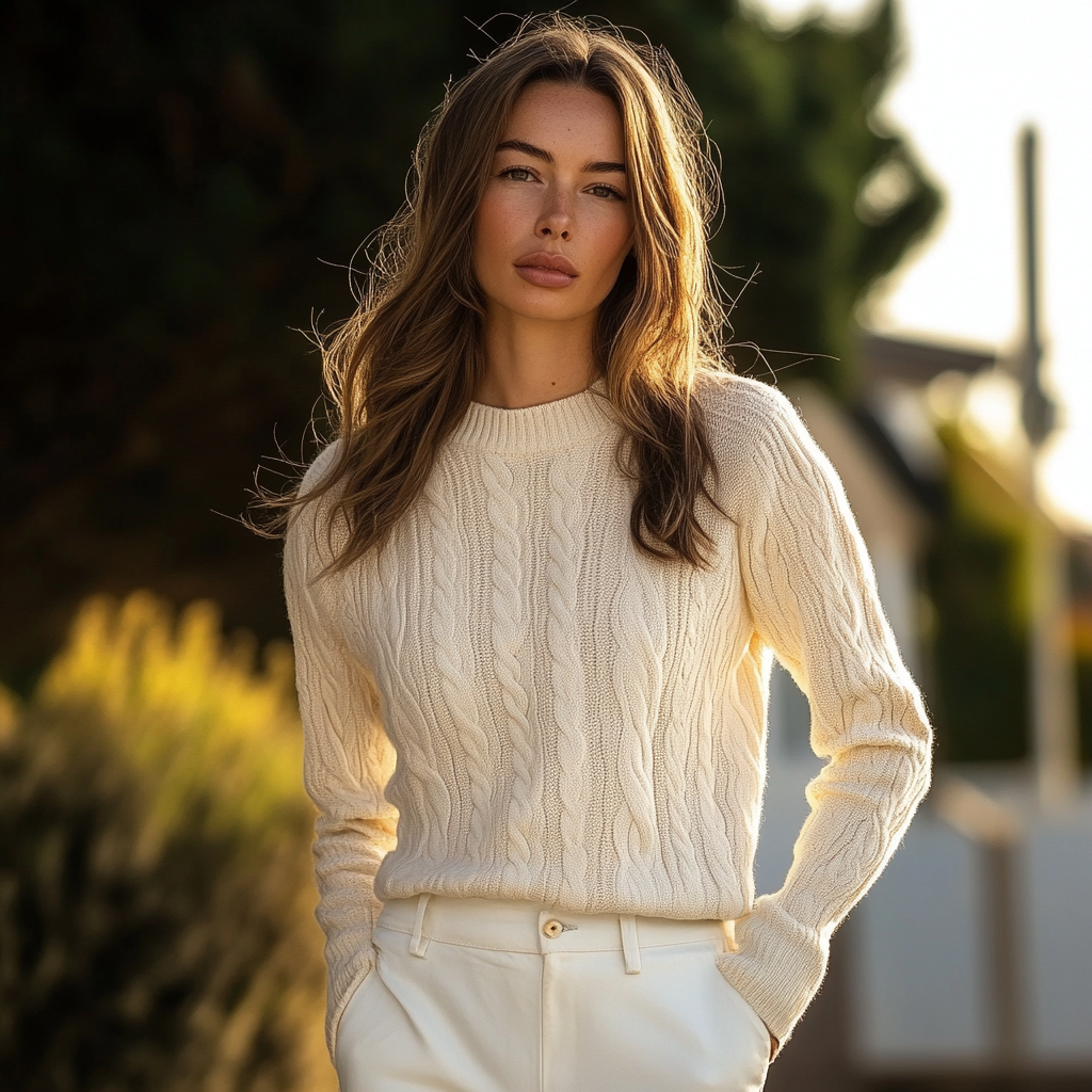 Olivia - Warm Knitted Sweater