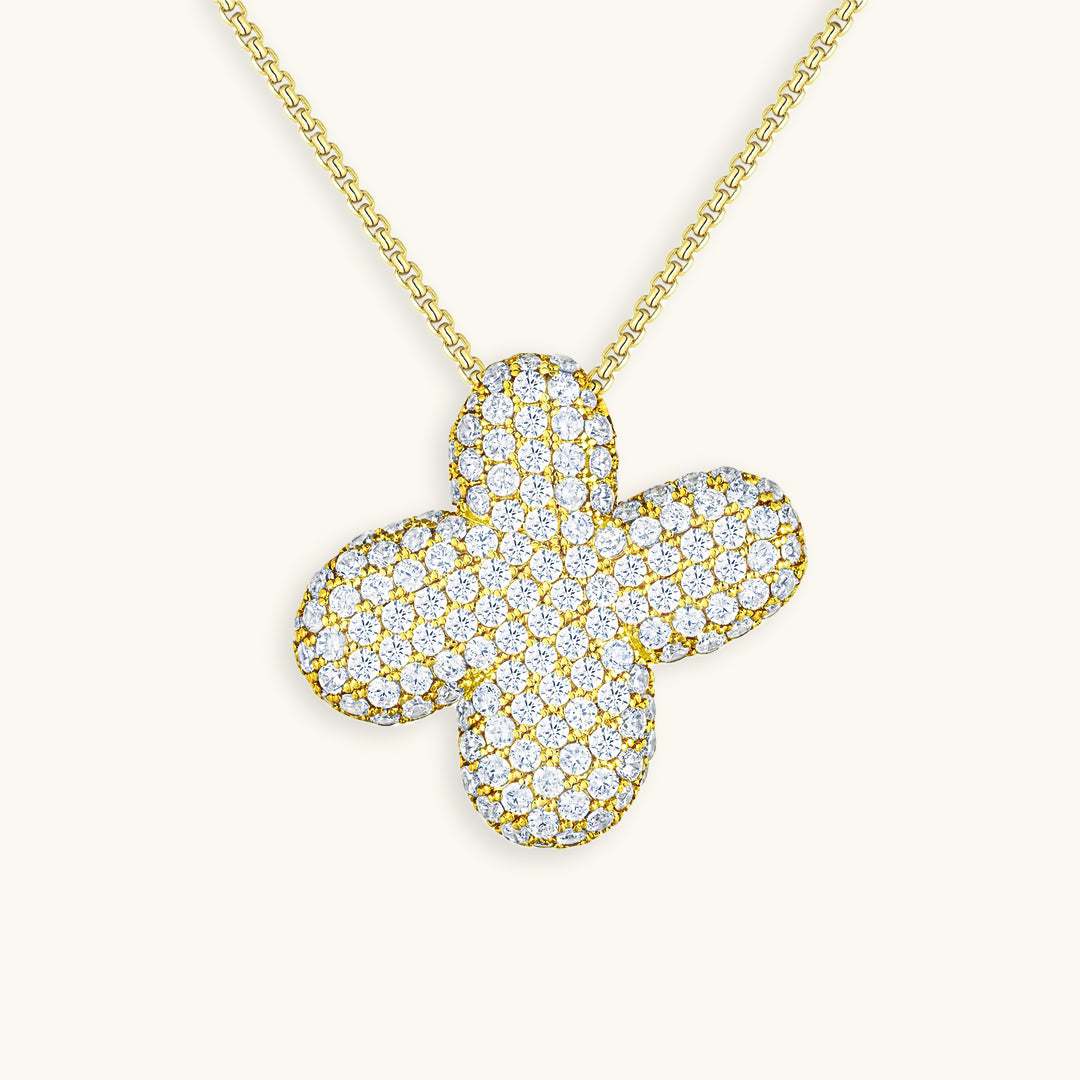 Bubble™ | Necklace with Diamonds and Initials