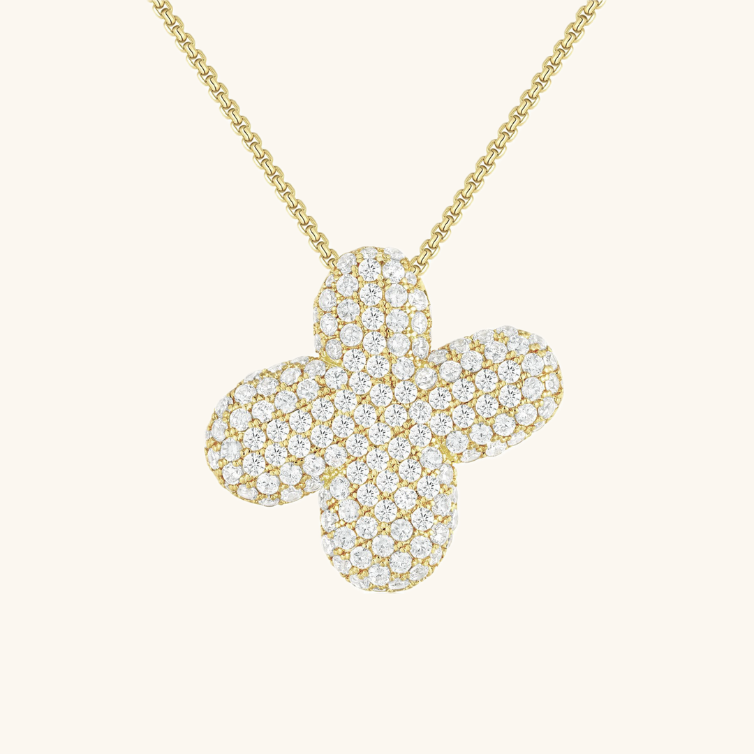 Bubble™ | Necklace with Diamonds and Initials