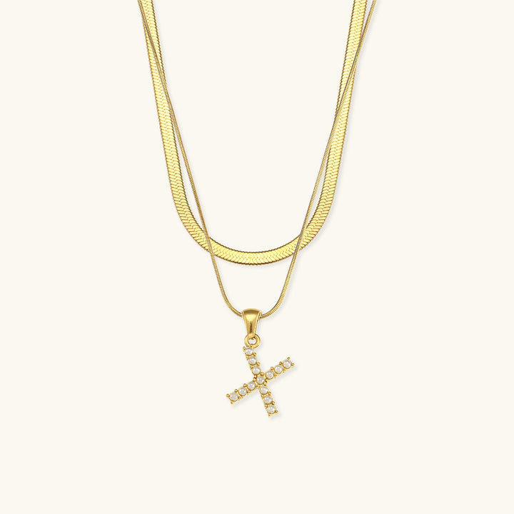 Fiona™ | Two-in-one necklace with initial