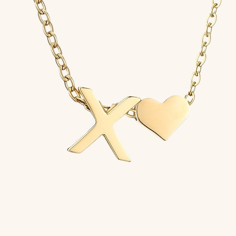 Ria™ | Heart and Initial Necklace