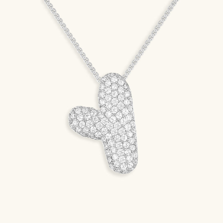 Bubble™ | Necklace with Diamonds and Initials