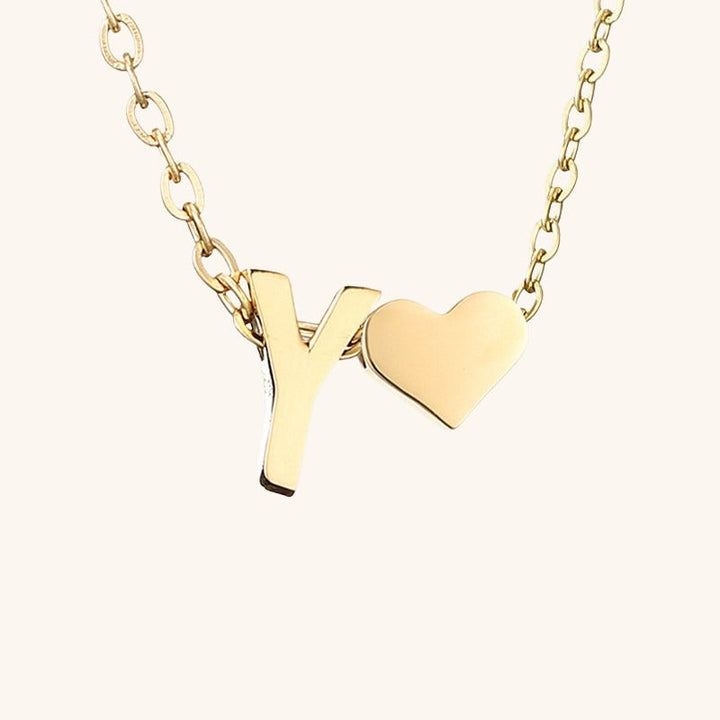 Ria™ | Heart and Initial Necklace
