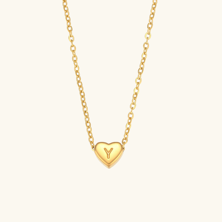 Hart™ | Heart Pendant Necklace with Initial