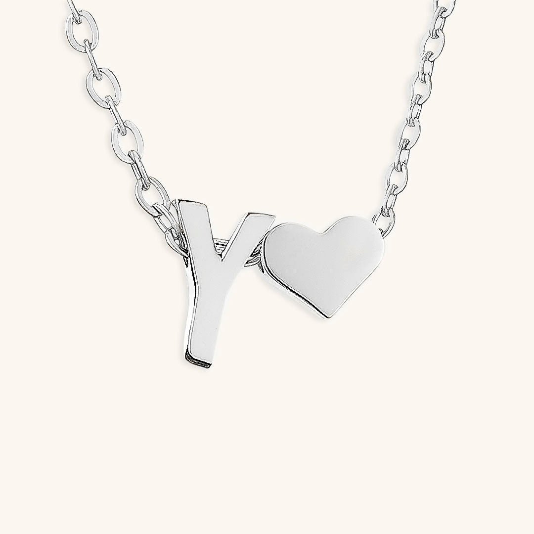 Ria™ | Heart and Initial Necklace
