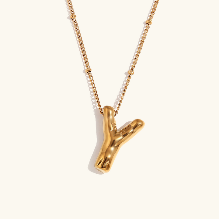Clarisa™ | Necklace with Gold Initial