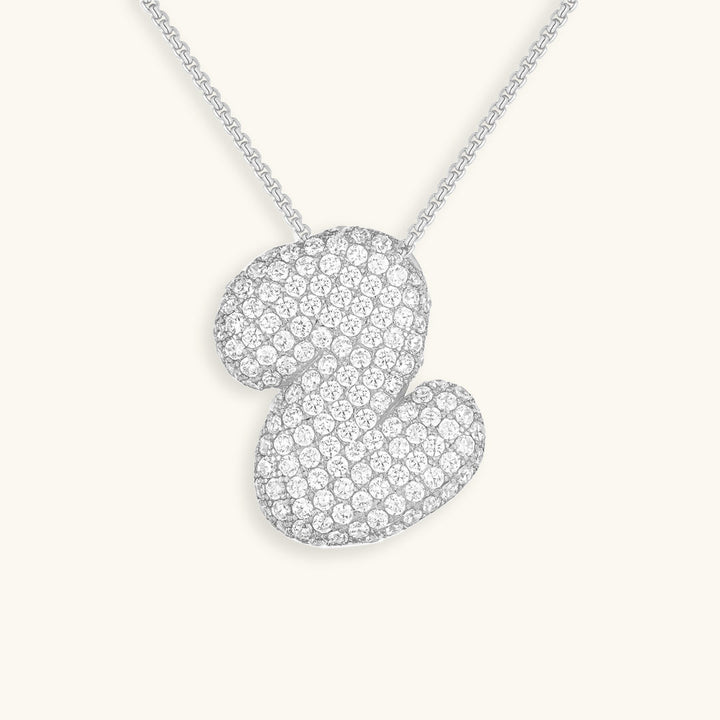 Bubble™ | Necklace with Diamonds and Initials