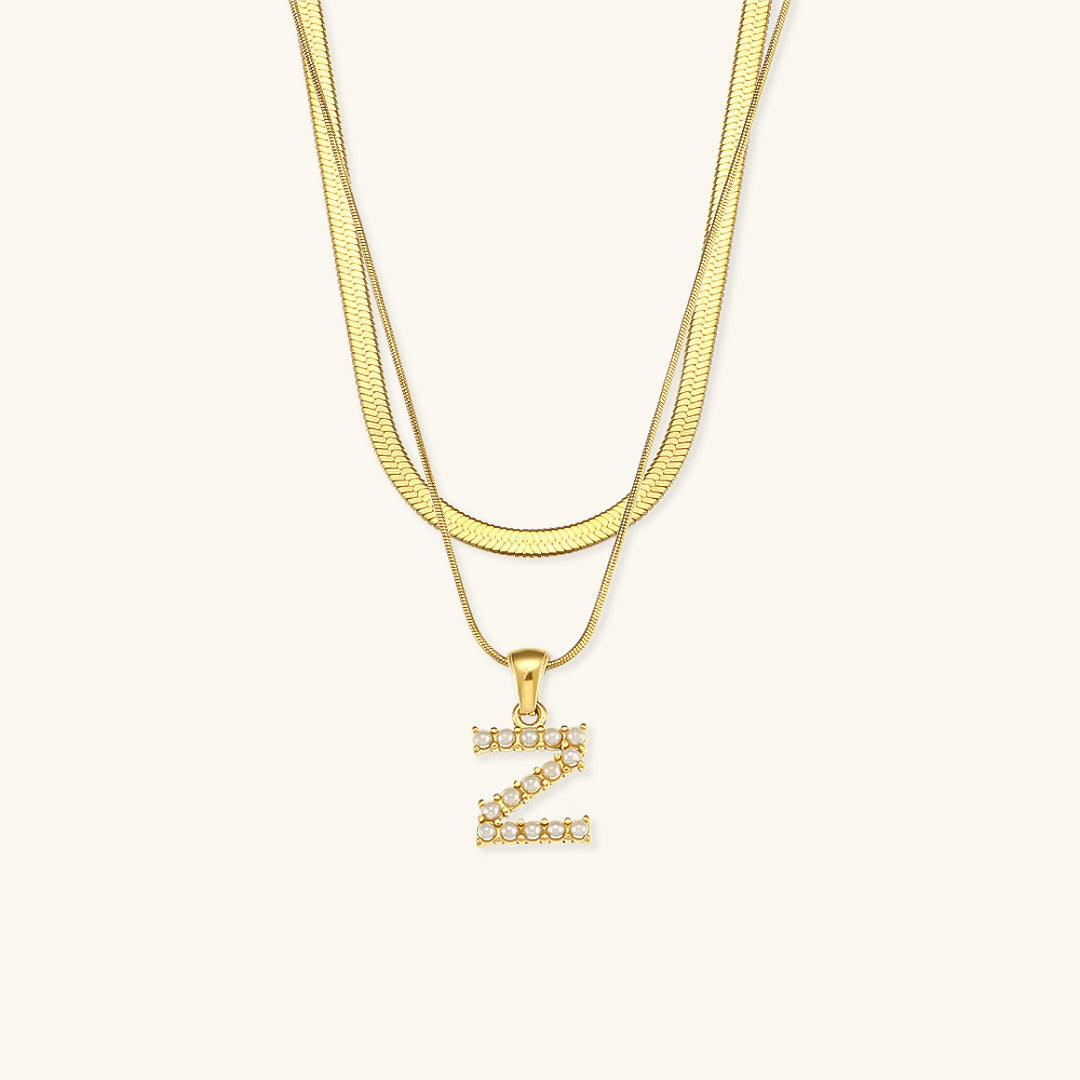 Fiona™ | Two-in-one necklace with initial