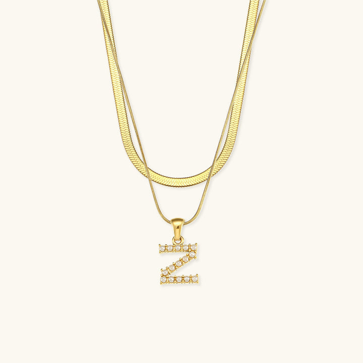 Fiona™ | Two-in-one necklace with initial