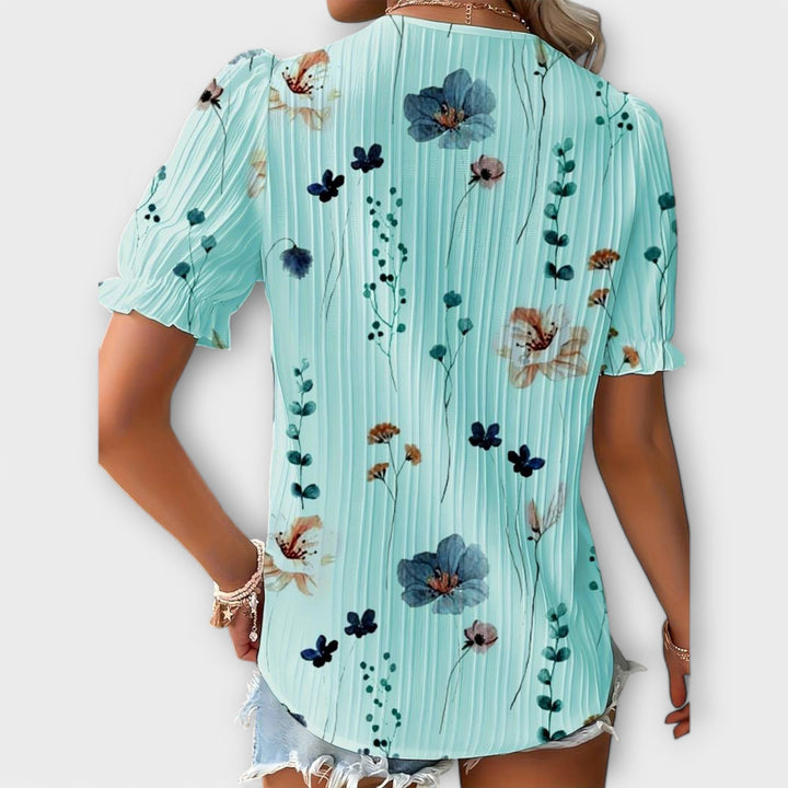Emily - Stylish Blouse with V-Neck