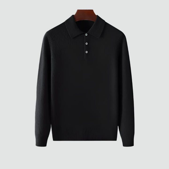 Jonathan - Classic Polo Wool Sweater