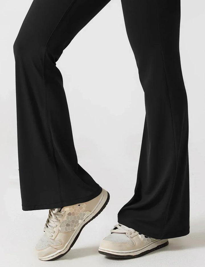 Elena - Flared V -Back Jumpsuit