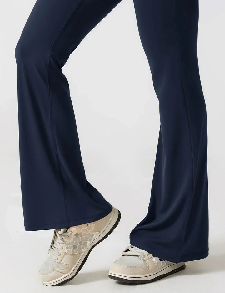 Elena - Flared V -Back Jumpsuit