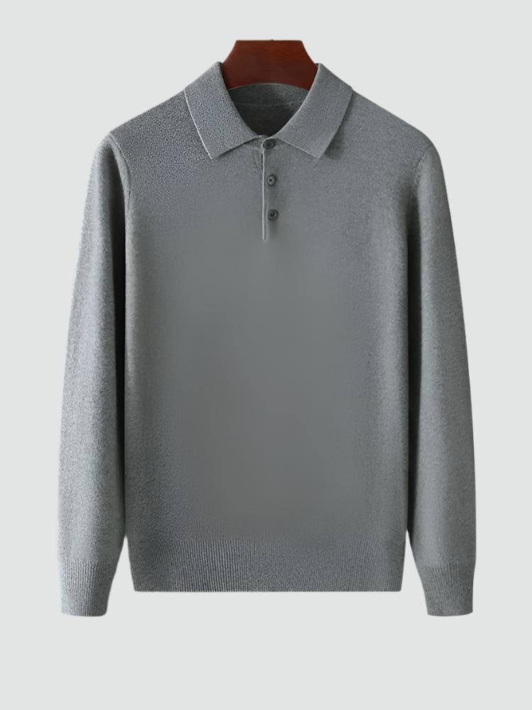 Jonathan - Classic Polo Wool Sweater