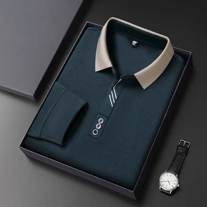 Austin - Long Sleeve Business Casual Polo