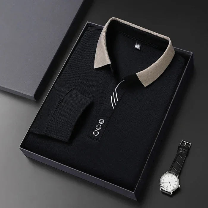 Austin - Long Sleeve Business Casual Polo