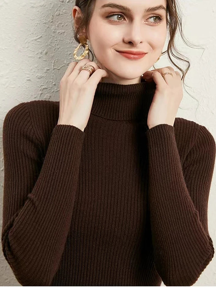 Hazel - Timeless Ribbed Turtleneck