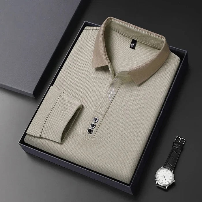 Austin - Long Sleeve Business Casual Polo