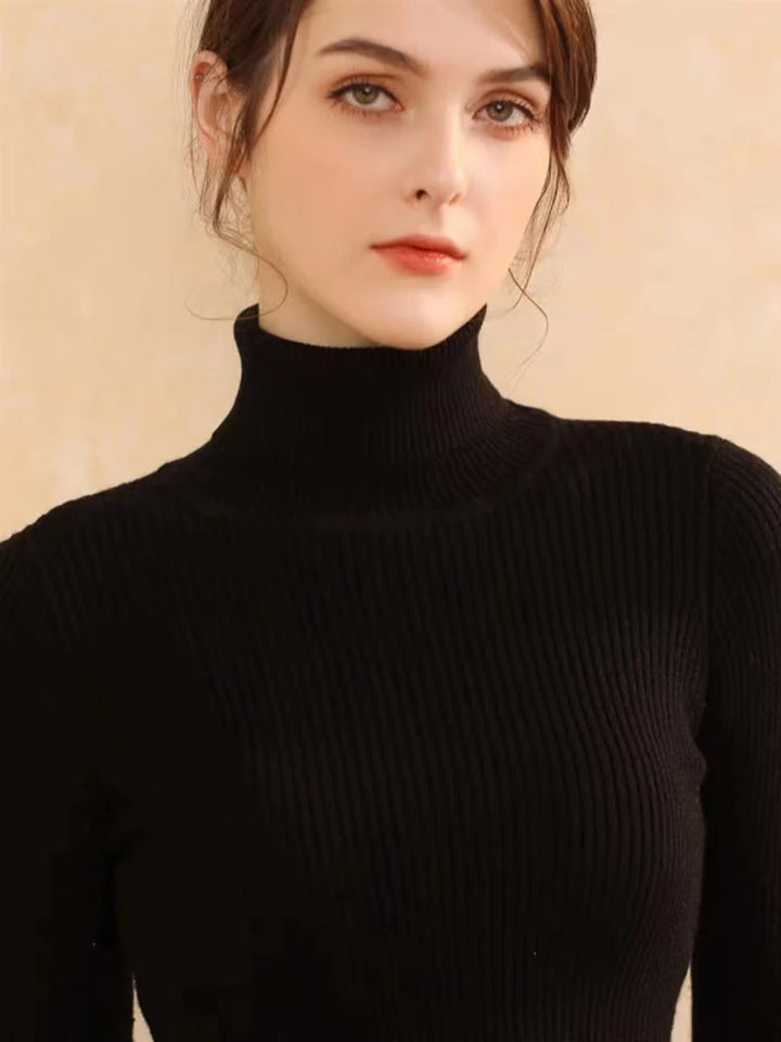 Hazel - Timeless Ribbed Turtleneck