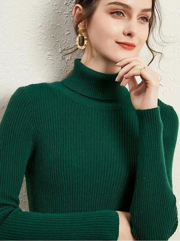 Hazel - Timeless Ribbed Turtleneck