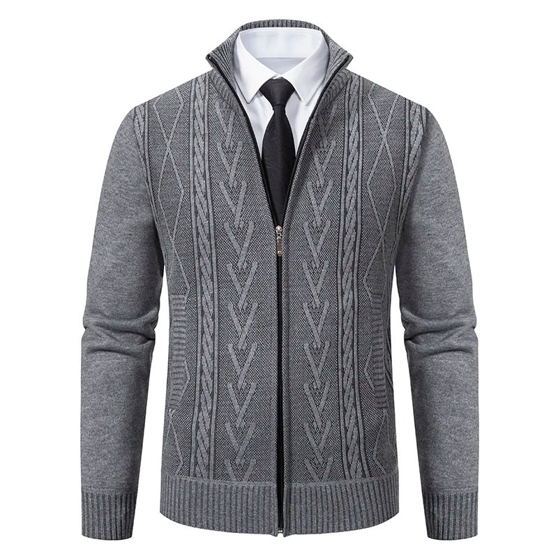 Aaron - Cashmere Padded Sweater Coat