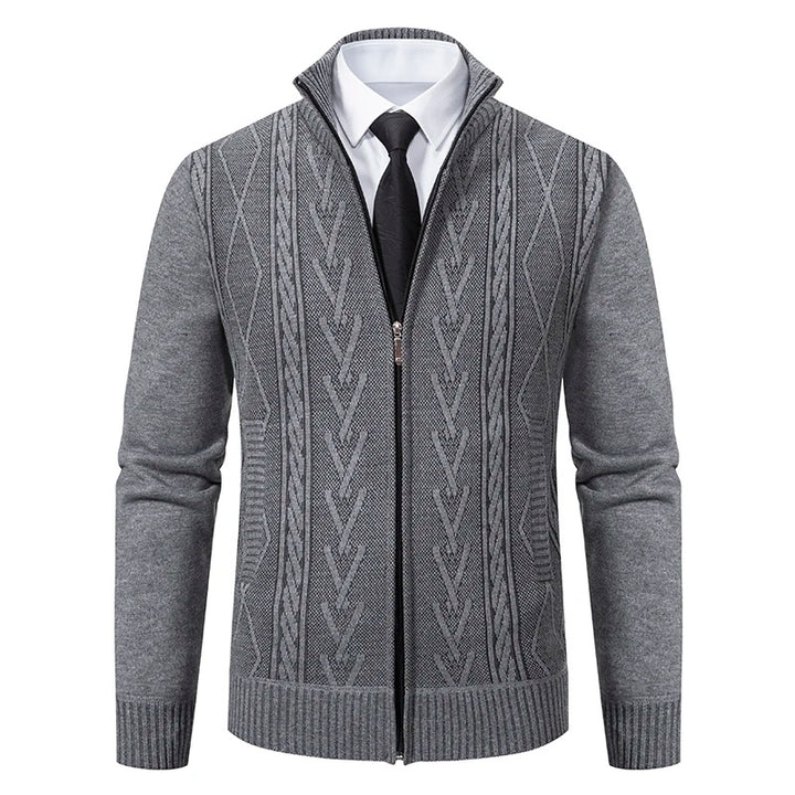 Aaron - Cashmere Padded Sweater Coat