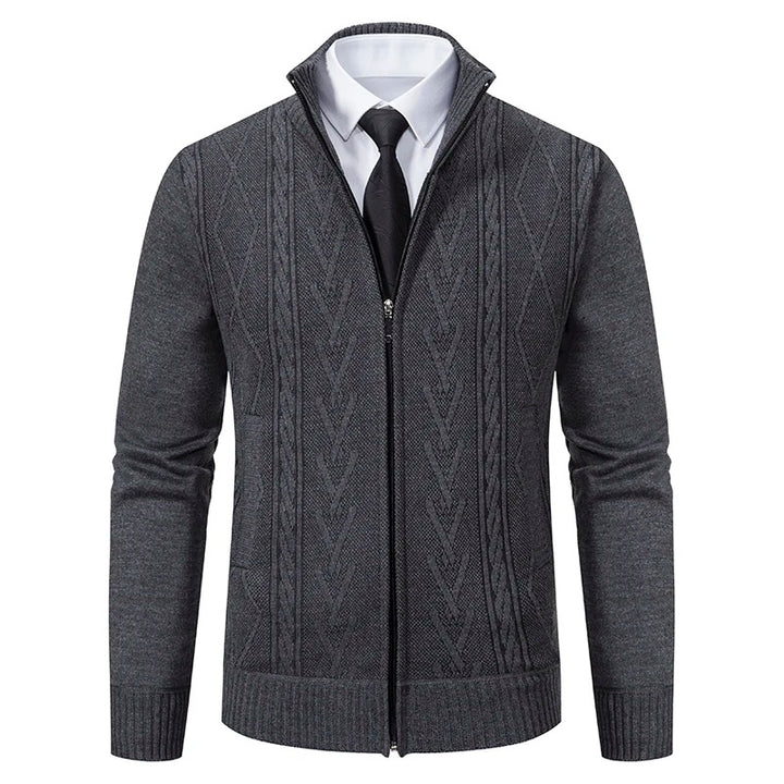 Aaron - Cashmere Padded Sweater Coat