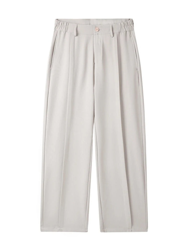 Teo - Wide-Leg Pleated Trousers