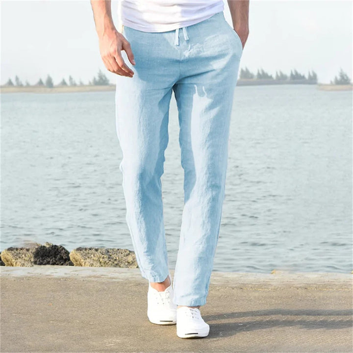 Dylan - Breathable Cotton-Linen Trousers