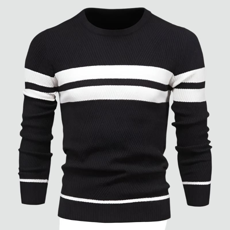 Rian - Stylish Patchwork Knit Pullover