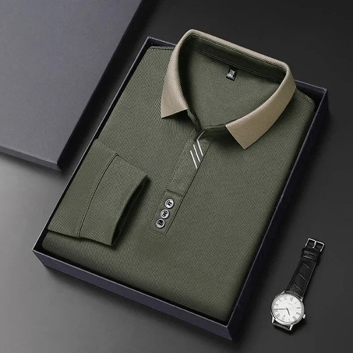Austin - Long Sleeve Business Casual Polo
