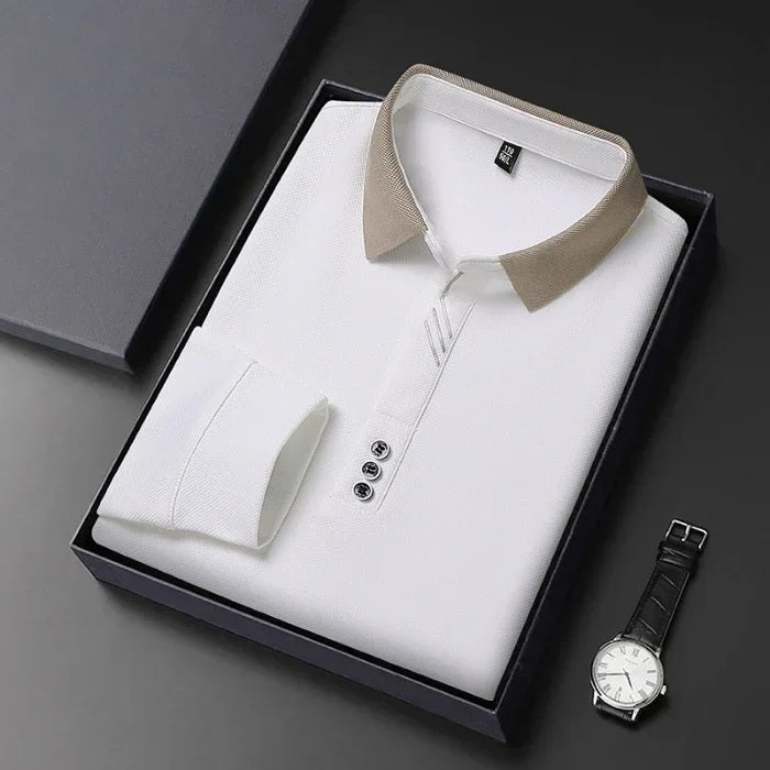 Austin - Long Sleeve Business Casual Polo